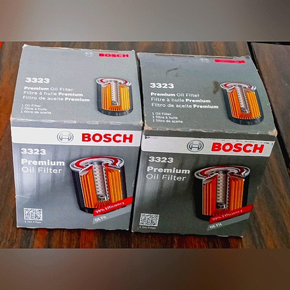 Bosch 3323 Premium FILTECH Oil Filter - Set of Two